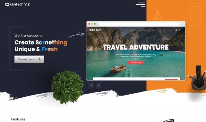 网络科技开发服务网站模板