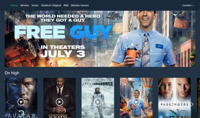 深蓝影视门户网站模板