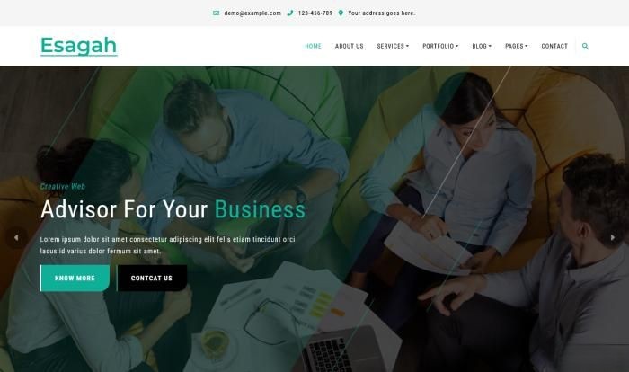 创新商业营销咨询服务网站模板